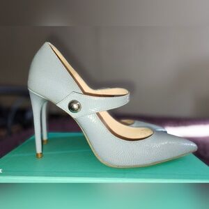 Zara Elegant Light Gray Heels